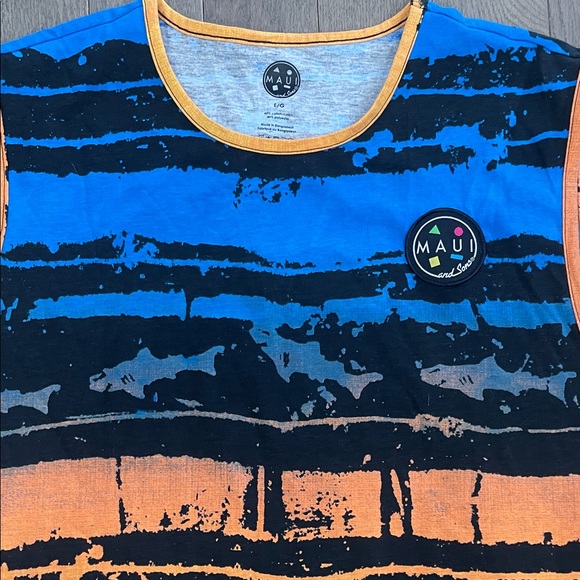 NWOT: Maui and Sons Men's Bold Tank • Size Large • Surfing • Skateboard NEW - Picture 6 of 11